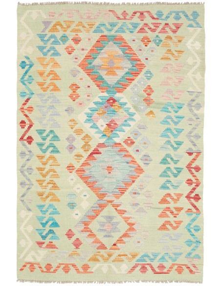 Kilim 97x145 Cm Kilim Afghanistan Hand-carded Wool Cotton