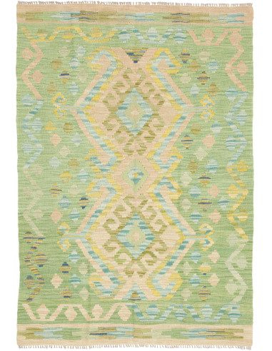 Kilim 100x144 Cm Kilim, Afghanistan, Hand-carded Wool (warp: