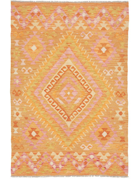 Kilim 104x156 Cm Kilim, Afghanistan, Hand-carded Wool (warp: