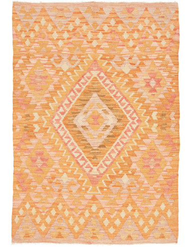 Kilim 102x147 Cm Kilim Afghanistan Hand-carded Wool (warp: