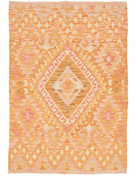Kilim 102x147 Cm Kilim Afghanistan Lana Cardata A Mano