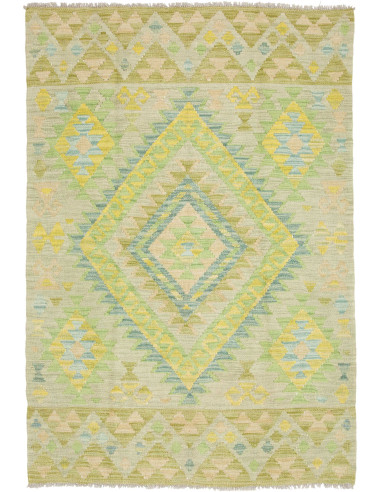 Kilim 101x148 Cm Kilim, Afghanistan, Lana Cardata A Mano