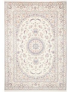 Nain 9la 210x307 Cm Nain 9la, Persia, Lana Cardata A Mano E