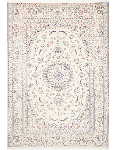 Nain 9la 210x307 Cm Nain 9la, Persia, Lana Cardata A Mano E
