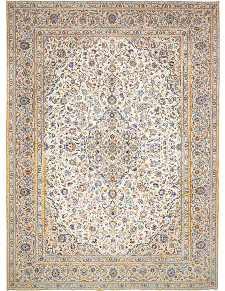 Kashan 304x404 Cm Kashan, Persia, Hand-carded Wool (cotton