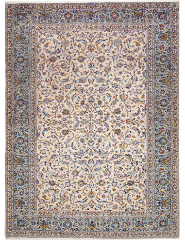Kashan 246x350 Cm Kashan, Persia, Hand-carded Wool (warp: