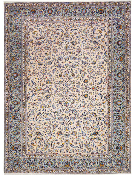 Kashan 246x350 Cm Kashan, Persia, Hand-carded Wool (warp: