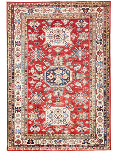 Kazak Fine 170x243 Cm Kazak Fine, Pakistan, Hand-carded