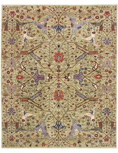 Zigler Fine 256x312 Cm Zigler Fine, Pakistan, Hand-carded