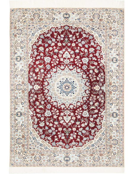 Nain 6la 118x168 Cm Nain 6la Persia Lana Cardata A Mano E