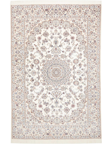 Nain 9la 205x317 Cm Nain 9la, Persia, Lana Cardata A Mano E