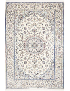 Nain 9la 194x297 Cm Nain 9la, Persia, Lana Cardata A Mano E
