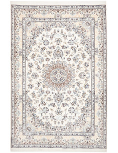 Nain 9la 202x306 Cm Nain 9la, Persia, Lana Cardata A Mano E