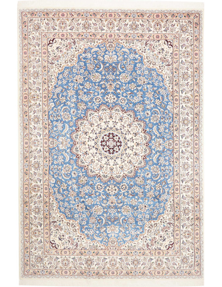 Nain 9la 210x306 Cm Nain 9la, Persia, Hand-carded Wool And