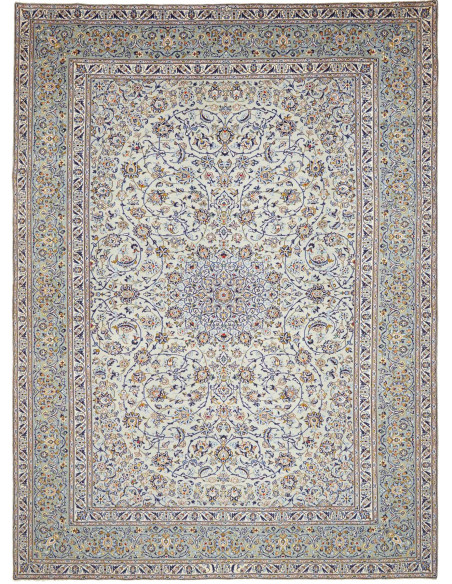 Kashan 300x410 Cm Kashan Persia Hand-carded Wool Cotton