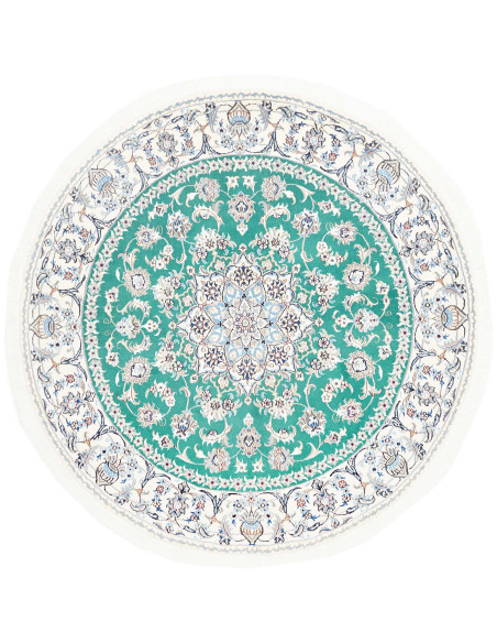 Nain Kashmar 197x200 Cm Nain Kashmar Persia Hand-carded Wool
