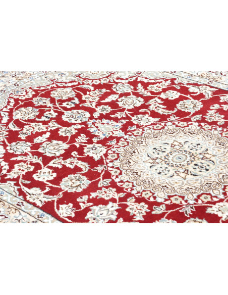 Rug Nain 9La Persia white maroon 130x200