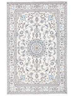 Rug Nain Kashmar Persia 194x292 Cream Blue