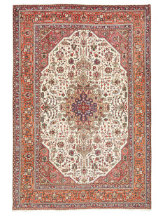 Rug Tabriz Persia 205x300 Cream Terracotta