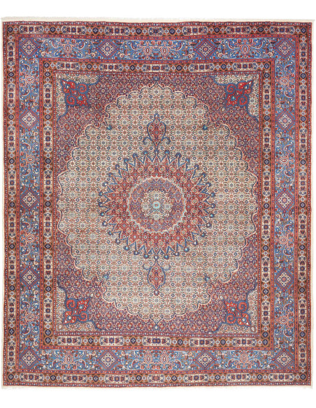 Rug Moud Persia 256x304 Cream Burgundy Red