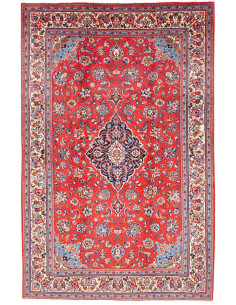 Rug Sarough Persia 202x313 Red Dark Blue