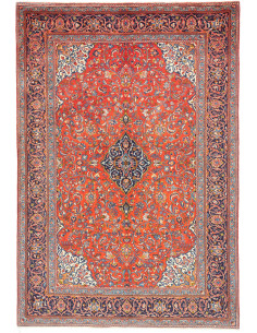 Rug Sarough Persia 202x295 Reddish-orange Navy