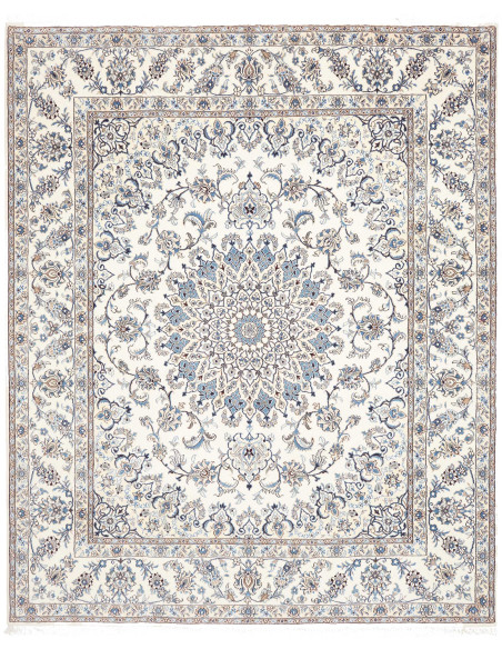 Rug Nain Kashmar Persia 244x296 Ivory Blue