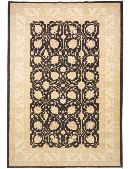 Rug Zigler Fine Pakistan 250x363 Dark Brown Lig