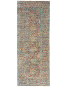 Rug Zigler Fine Pakistan 76x205 Rust-brown Teal