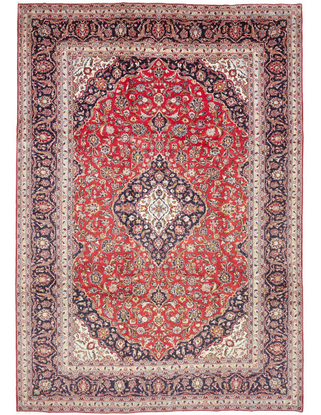 Ardakan 255x364 Cm Ardakan, Persia, Hand-carded Wool (cotton