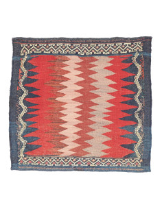 Tappeto Kilim Vintage Persia 77x74 Rosso Terrac