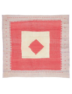 Rug Kilim Vintage Persia 107x99 Coral Cream