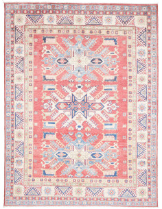 Rug Kazak Afghanistan 175x232 Terracotta Red Sk