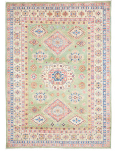 Tappeto Kazak Afghanistan 151x211 Verde Salvia