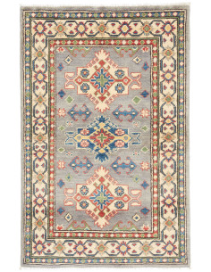 Rug Kazak Co 80x123 Grey-blue Cream