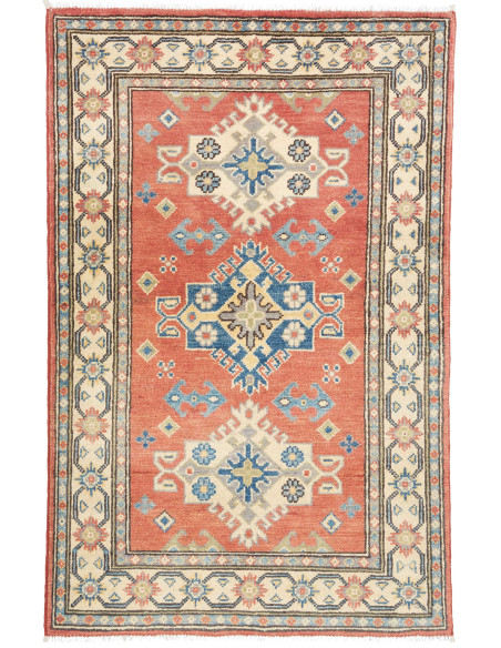 Rug Kazak Co 82x125 Terracotta Cream