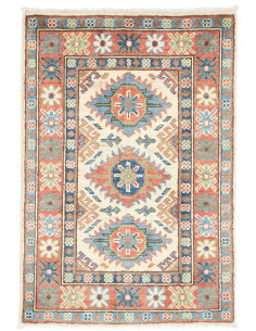 Rug Kazak Co 62x91 Cream Terracotta
