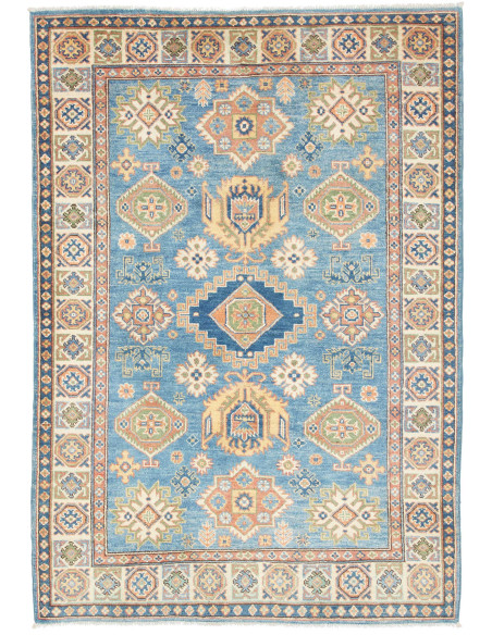 Tappeto Kazak Co Afgahnistan 123x176 Blu Turche