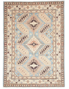Tappeto Kazak Co Afgahnistan 153x214 Azzurro Ci