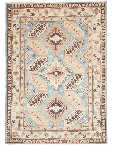 Tappeto Kazak Co Afgahnistan 153x214 Azzurro Ci