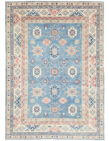 Rug Kazak Co 172x242 Sky Blue Cream