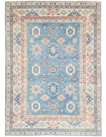 Rug Kazak Co 172x242 Sky Blue Cream