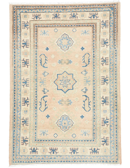 Tappeto Kazak Co Afgahnistan 81x119 Beige Rosat