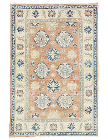 Rug Kazak Co 80x120 Terracotta Navy Blue
