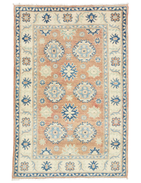 Rug Kazak Co 80x120 Terracotta Navy Blue