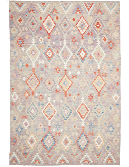 Rug Killim 209x307 Lavender Grey Terracotta