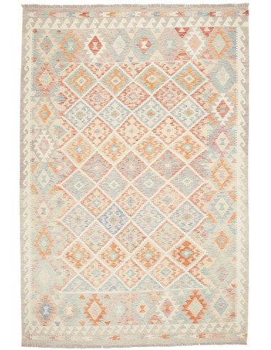 Rug Killim 201x295 Pastel Multicolored
