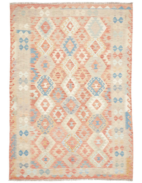 Rug Killim 173x249 Coral Powder Blue