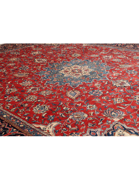 Sarough 306x395 Cm Sarough, Persia, Lana Cardata A Mano,