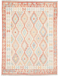 Rug Killim 148x197 Cream With Pastel And Terrac